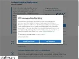 Sites similar to backpacking-kambodscha.de