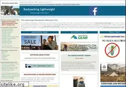 Sites similar to backpacking.net