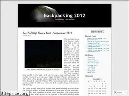 Sites similar to backpackingca2012.wordpress.com