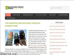 Sites similar to backpackingthrougheuropeguide.com