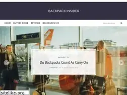 Sites similar to backpackinsider.com