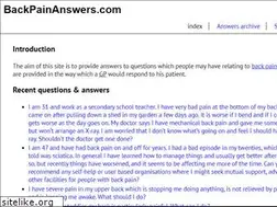 Sites similar to backpainanswers.com