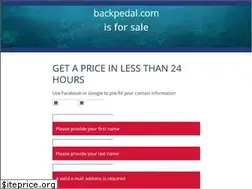 Sites similar to backpedal.com