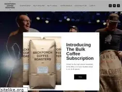 Sites similar to backporchcoffeeroasters.com