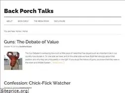 Sites similar to backporchtalks.com