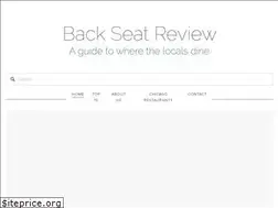 Sites similar to backseatreview.com