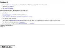 Sites similar to backsla.sh