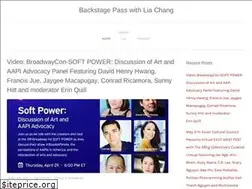Sites similar to backstagepasswithliachang.wordpress.com