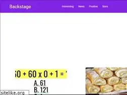 Sites similar to backstageperu.com