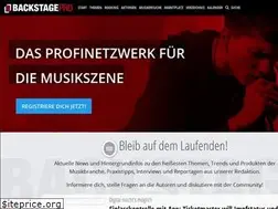 Sites similar to backstagepro.at