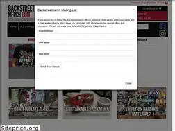 Sites similar to backstreetmerch.com