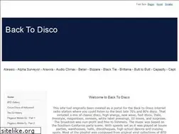 Sites similar to backtodisco.com