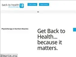 Sites similar to backtohealthphysio.com.au