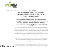 Sites similar to backtonewroofing.com.au