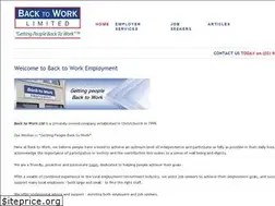 Sites similar to backtowork.co.nz