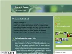 Sites similar to backtwogreen.blogspot.com