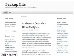 Sites similar to backupbits.wordpress.com