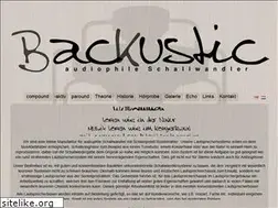 Sites similar to backustic.de