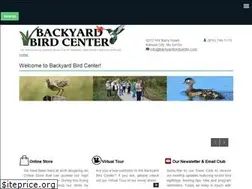 Sites similar to backyardbirdcenter.com