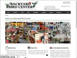 Sites similar to backyardbirdcenterkc.com