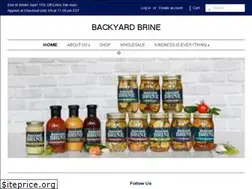 Sites similar to backyardbrine.com