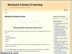 Sites similar to backyardchickenelearning.com