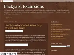 Sites similar to backyardexcursions.blogspot.com