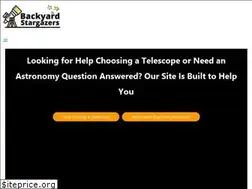 Sites similar to backyardstargazers.com