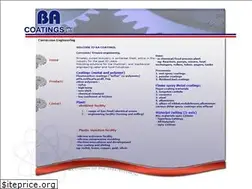 Sites similar to bacoatings.com
