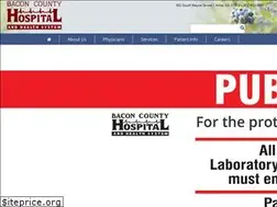 Sites similar to baconcountyhospital.com