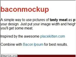Sites similar to baconmockup.com
