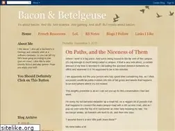 Sites similar to baconnbetelgeuse.blogspot.com