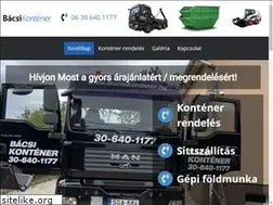 Sites similar to bacsikontener.hu