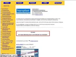 Sites similar to bacuplast.de