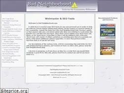 Sites similar to bad-neighborhood.com