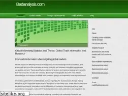 Sites similar to badanalysis.com