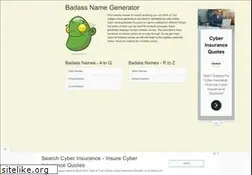 Sites similar to badassnames.xyz