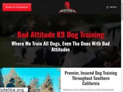 Sites similar to badattitudek9.com