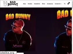 Sites similar to badbunnymerchshop.com