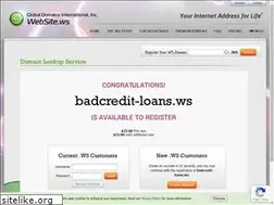 Sites similar to badcredit-loans.ws