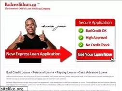Sites similar to badcreditloan.co