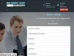 Sites similar to badcreditloanskamloops.com