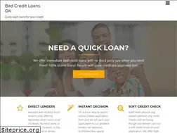 Sites similar to badcreditloansok.org