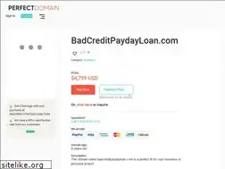 Sites similar to badcreditpaydayloan.com