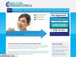 Sites similar to badcreditpersonalloans.net