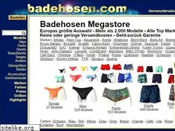 Sites similar to badehosen.com