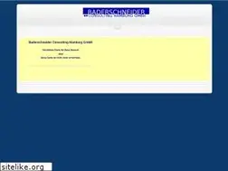 Sites similar to baderschneider-consult.de