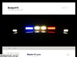 Sites similar to badge415.com