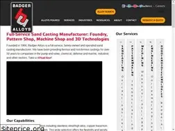Sites similar to badgeralloys.com