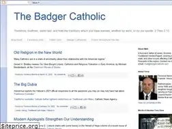 Sites similar to badgercatholic.blogspot.com
